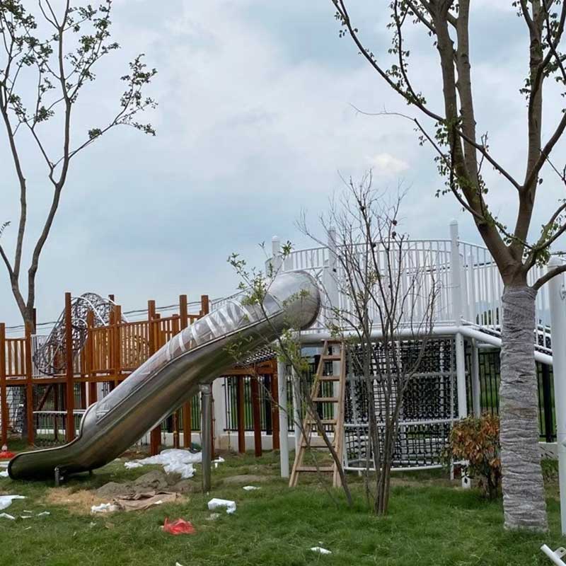 富阳燕口幼儿园户外运动器材游乐设施工程案例