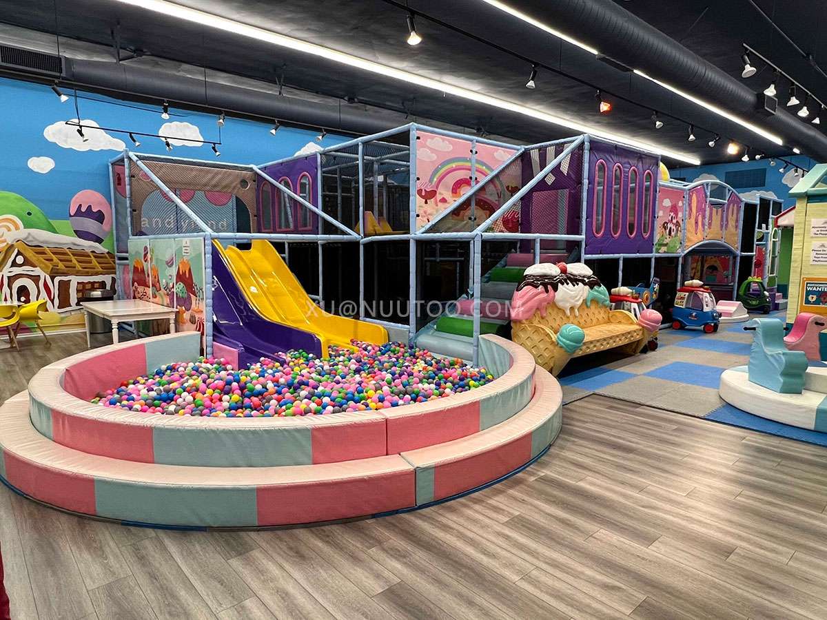 糖果主题室内游乐场工厂 (2)