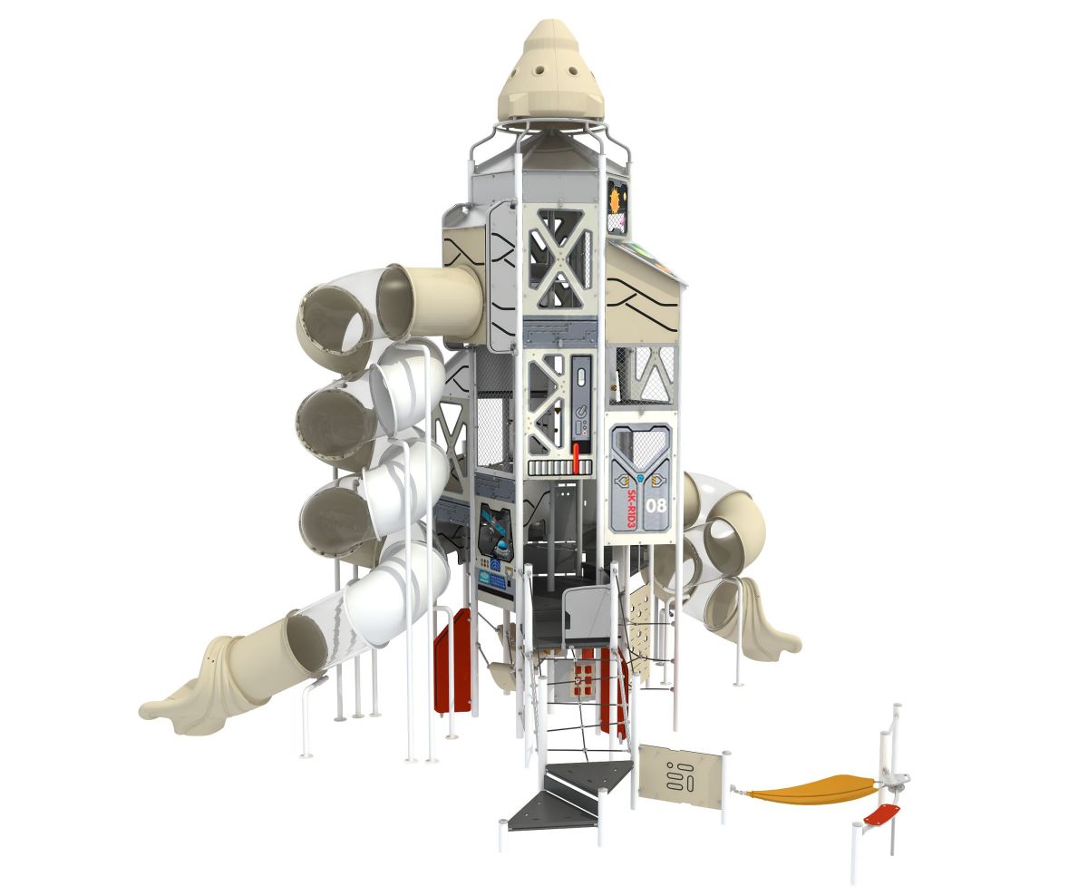 火箭船游乐场设备 (2)