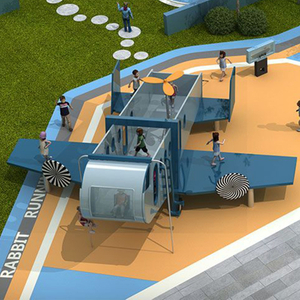 游乐场景观美化，景观结构游乐场工厂