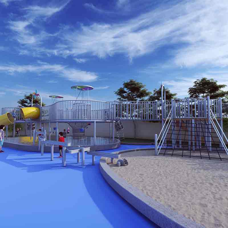 永嘉南城街道中心幼儿园∣无动力游乐设备项目落地