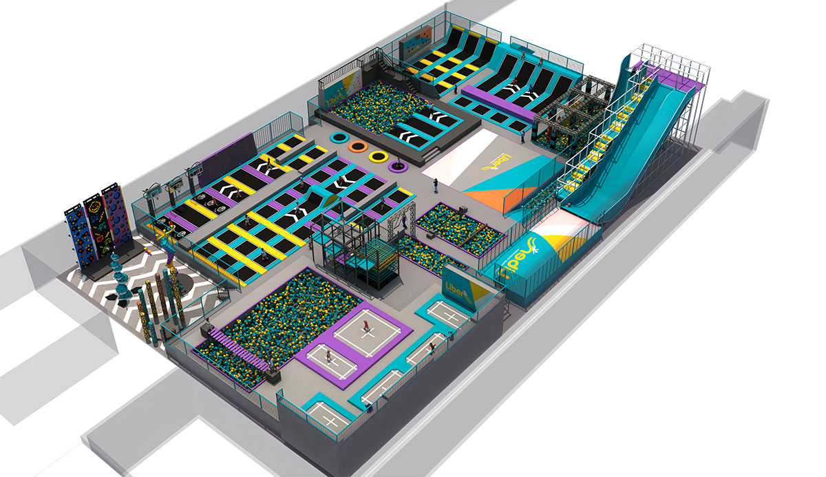 室内蹦床公园 (4)