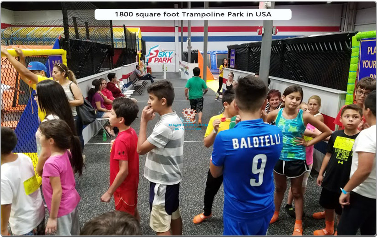 室内蹦床公园设备 (5)