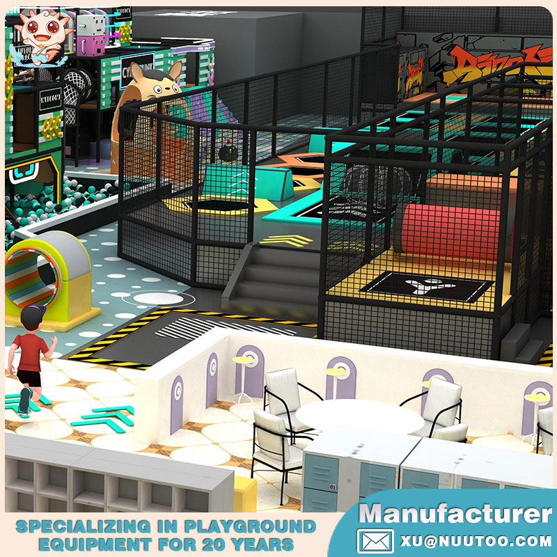 大型室内儿童蹦床公园 NU-BC002