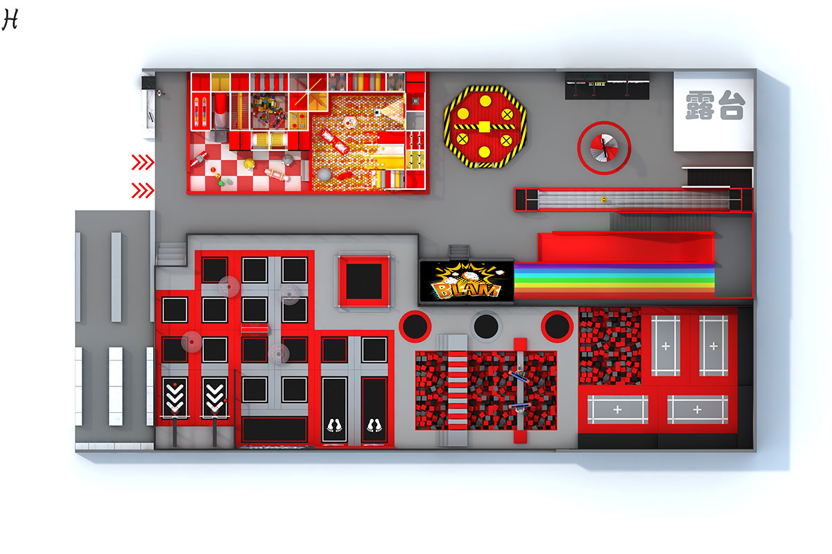 Defy室内蹦床公园 (6)