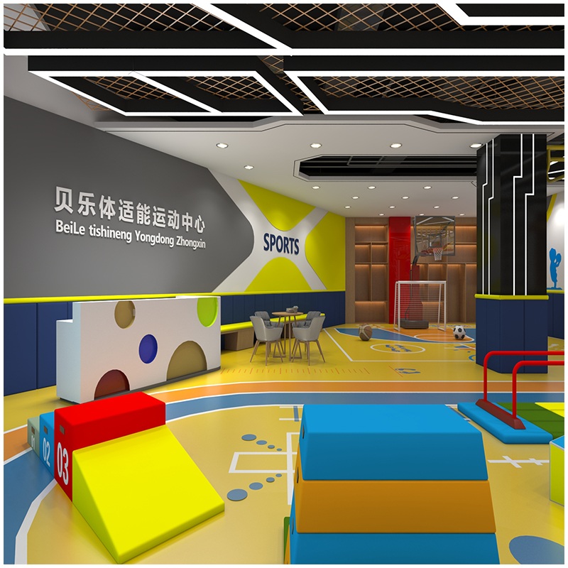 室内儿童综合游乐跑酷乐园_感统启蒙 + 体能提升_趣味闯关一体化设计_儿童体能跑酷器材定制