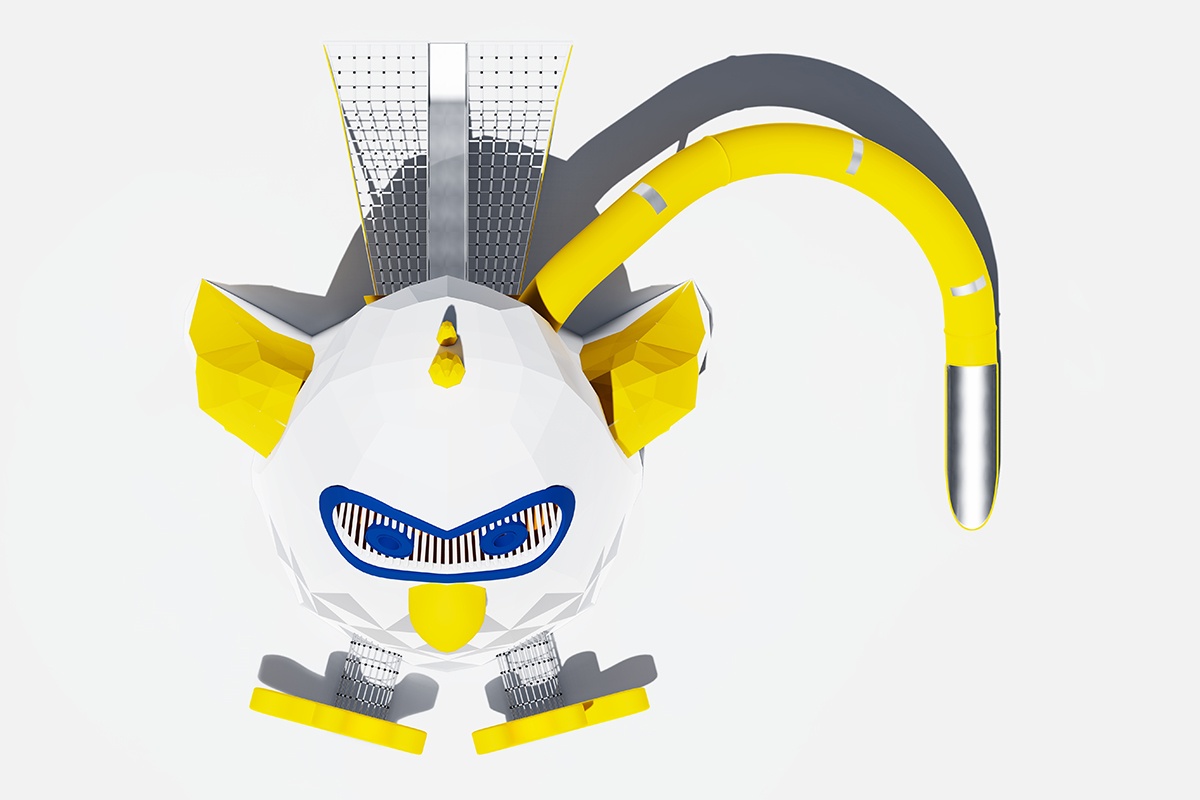 以鸡为主题的游乐场滑梯 (1)