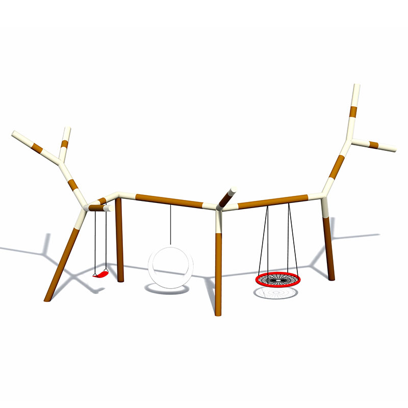 镀锌管儿童树枝秋千户外游乐场