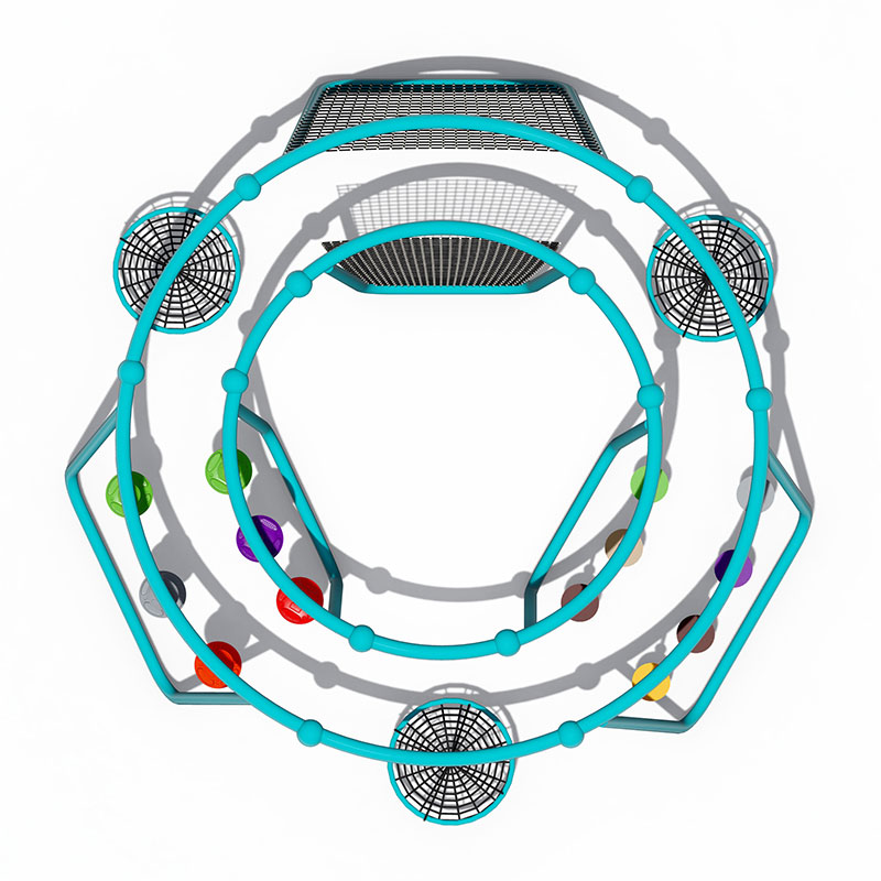 户外多功能儿童秋千带攀爬功能