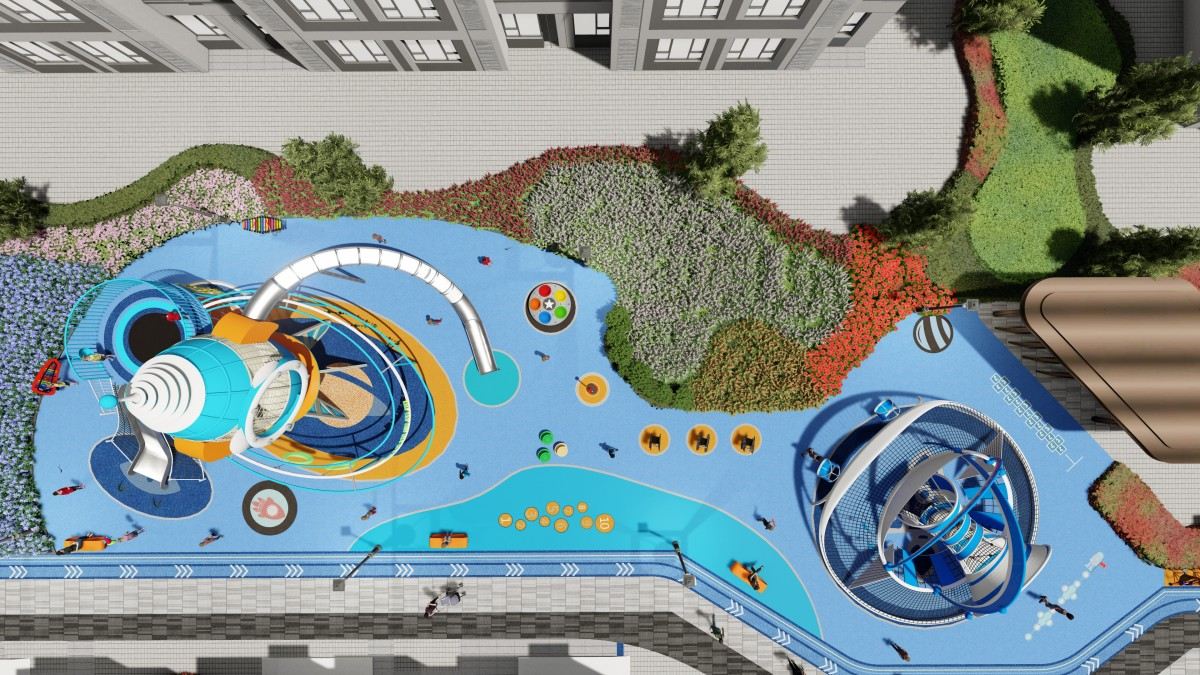 户外儿童游乐场 (2)