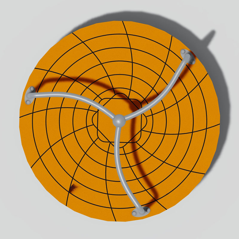 无电儿童游乐场环岛