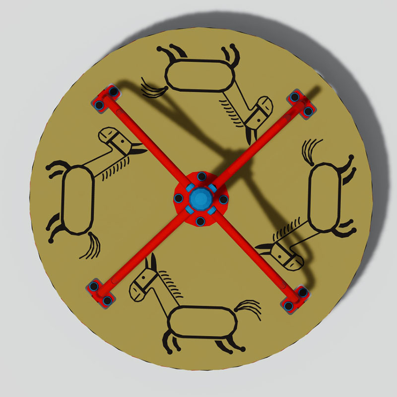 全天候儿童游乐场环形交叉口 - 充满活力且耐用 