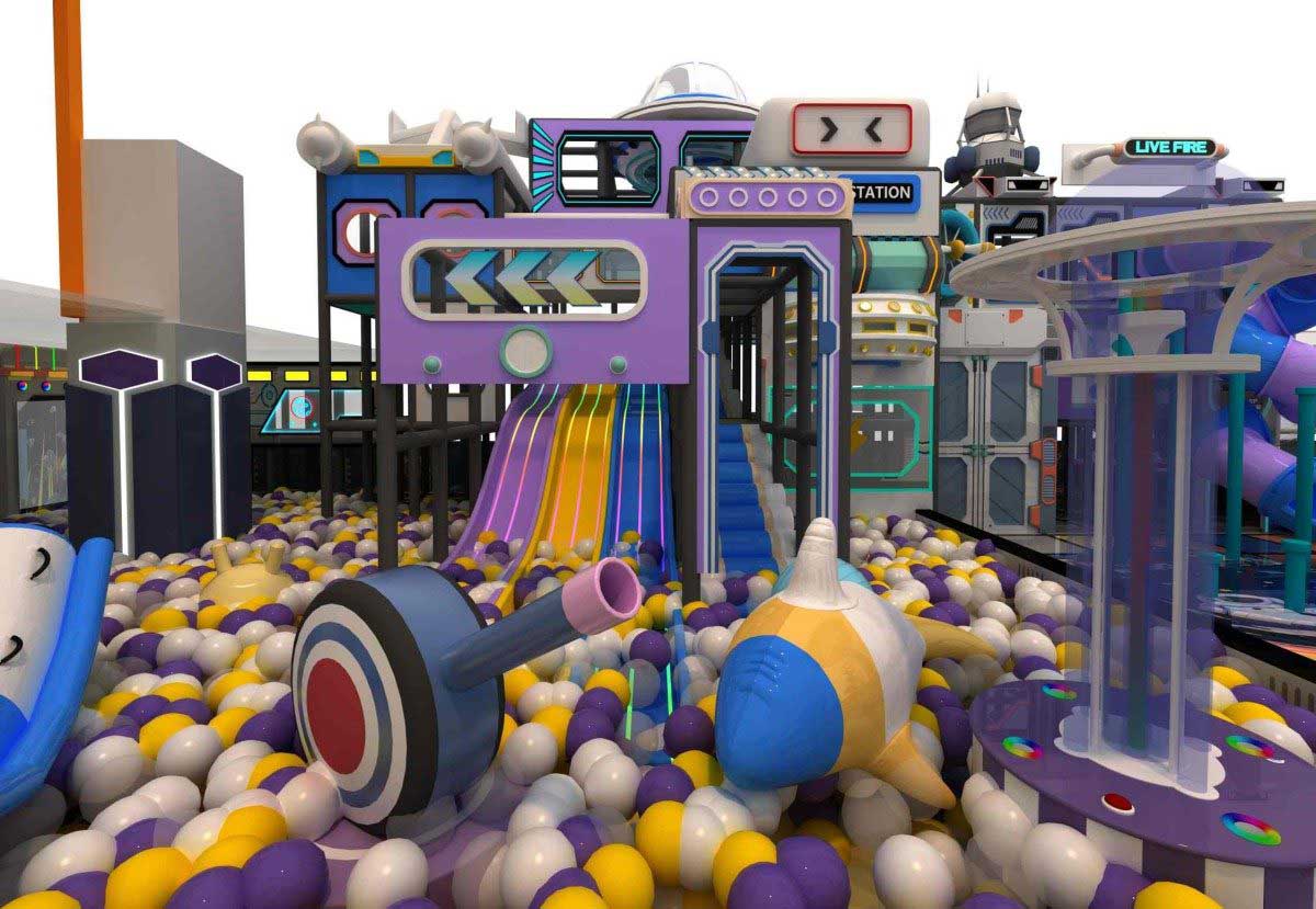 室内运动乐园设备产品详情展示