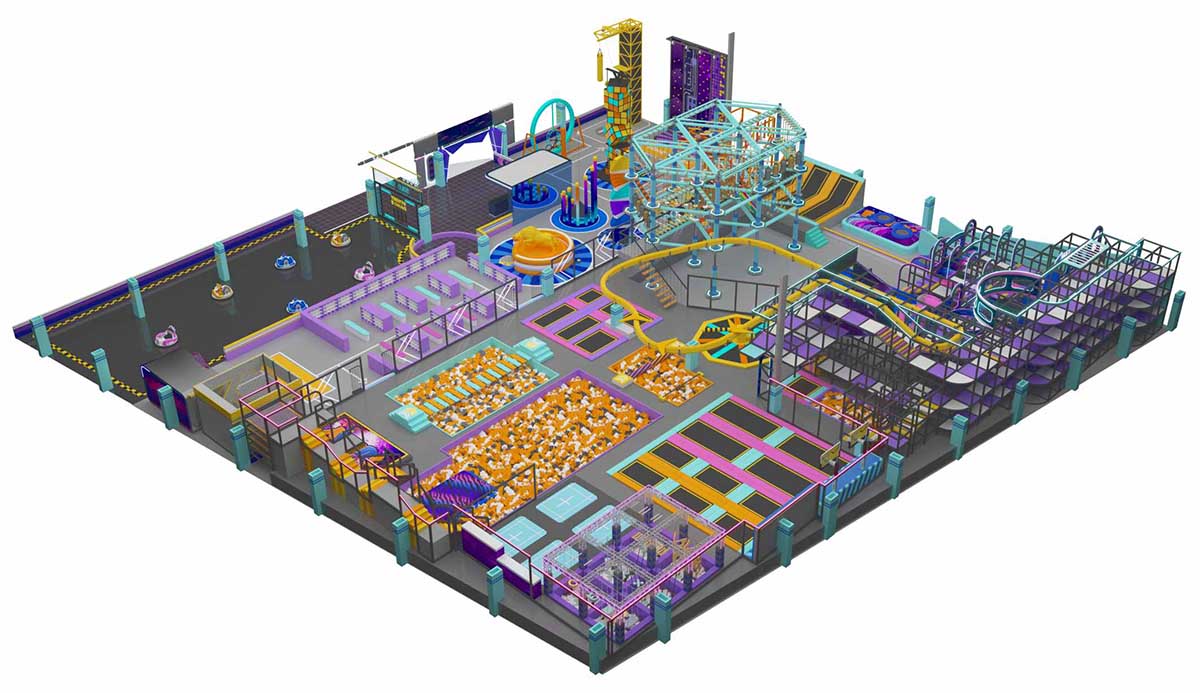 【未来科技风】室内运动乐园产品详情展示