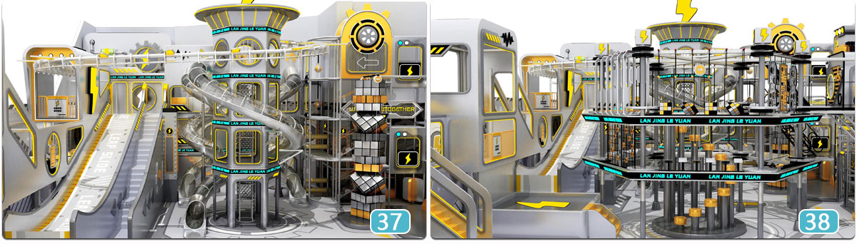 更多室内游乐设备 - 淘气城堡