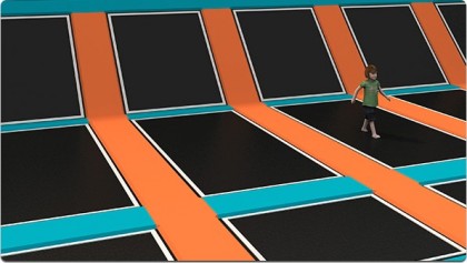 运动项目示例-自由蹦床