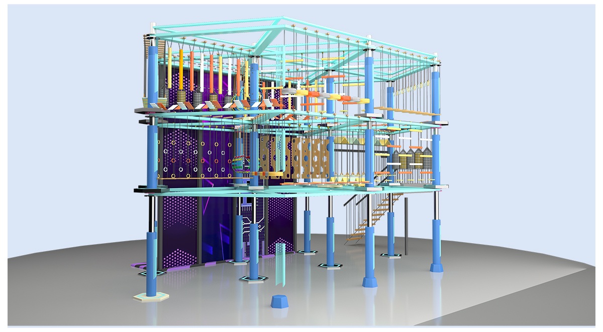 室内儿童高空拓展设备产品详情 室内儿童高空拓展设备产品详情