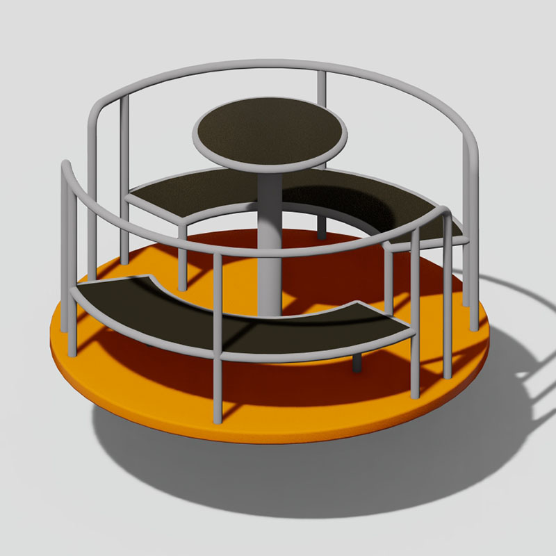儿童游乐场旋转设备：360° 旋转旋转器和旋转木马​