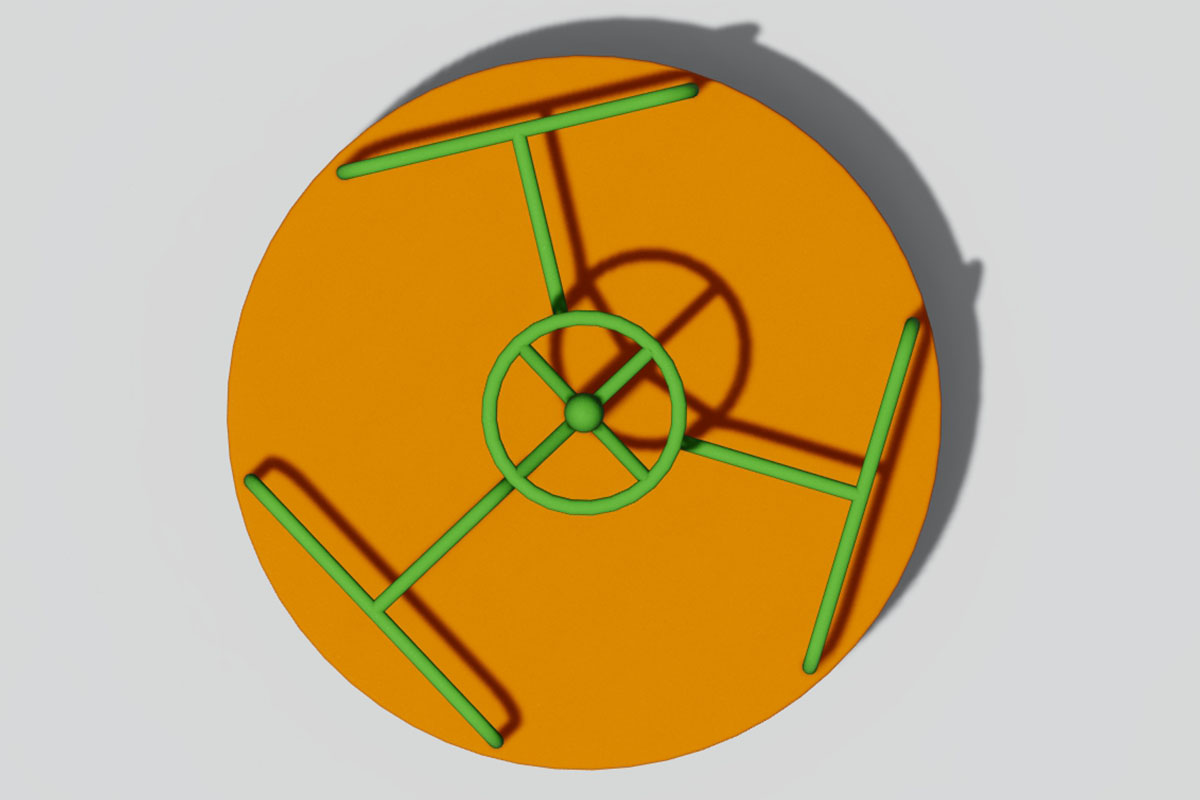 孩子们旋转环形交叉路5