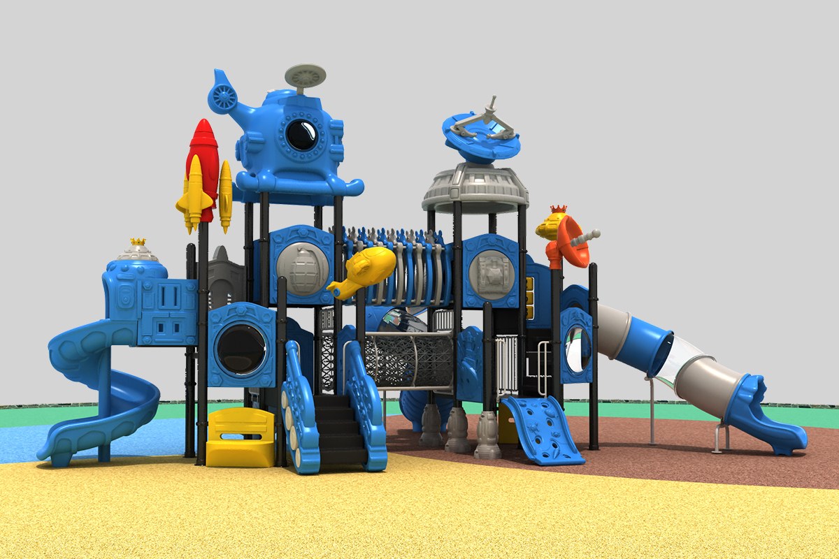 儿童游乐场探险滑梯 (2)