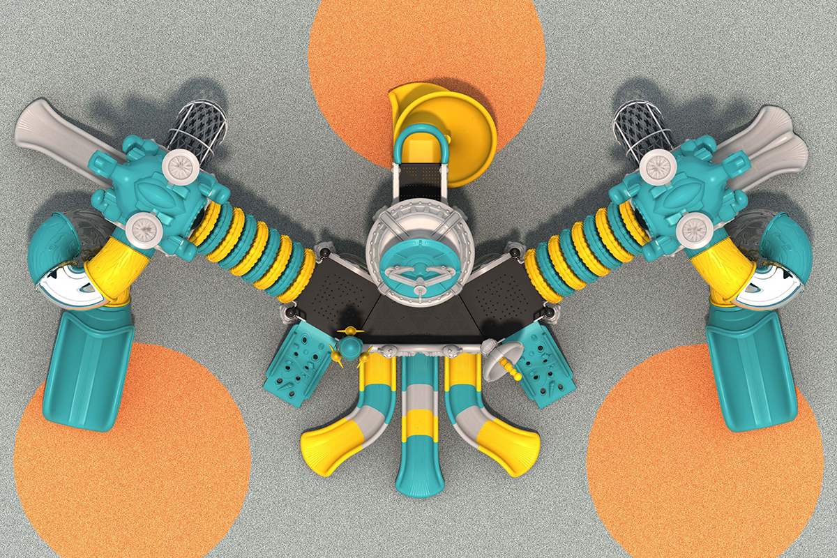 户外游乐场滑梯 (1)