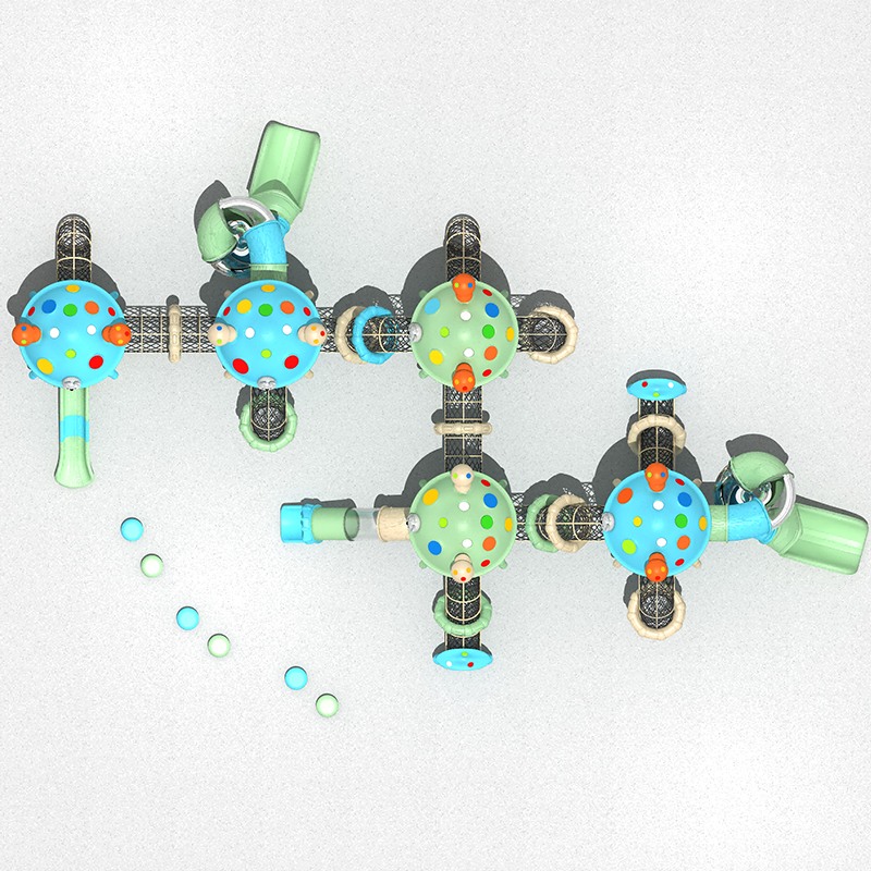 魔法蘑菇游乐场滑梯，带来神奇的户外冒险 