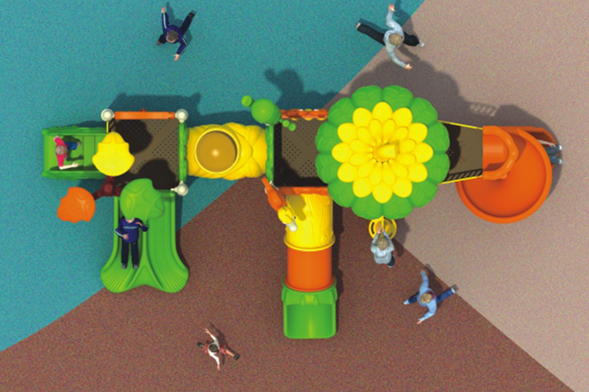 户外儿童滑梯 (3)