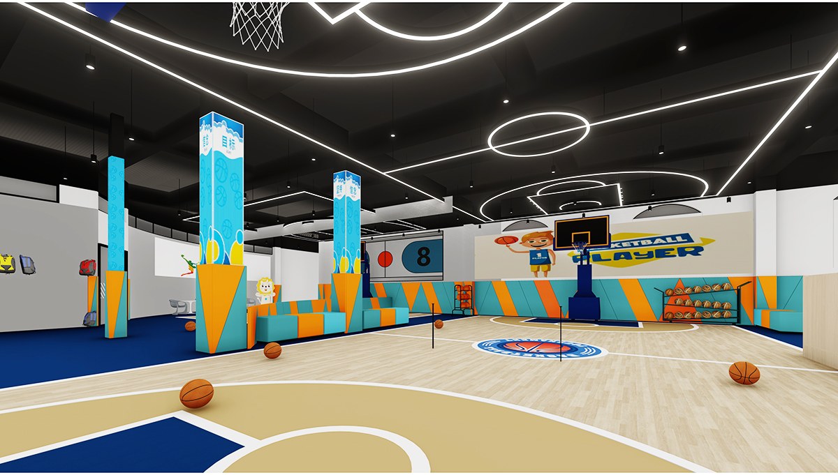 儿童室内篮球跑酷乐园定制