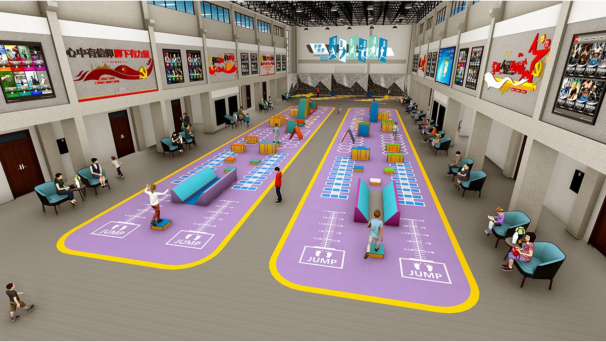 大型室内综合体能跑酷拓展设备产品详情&middot;