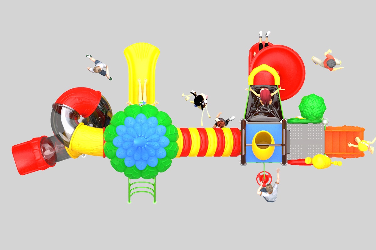多彩游乐水滑梯设计 (1)