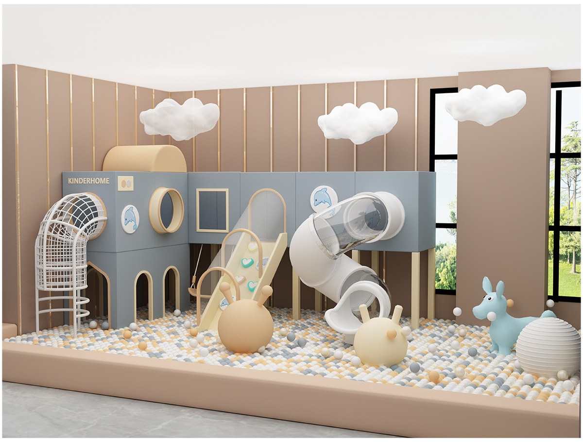 其他室内小型淘气堡软包设施款式 - 8