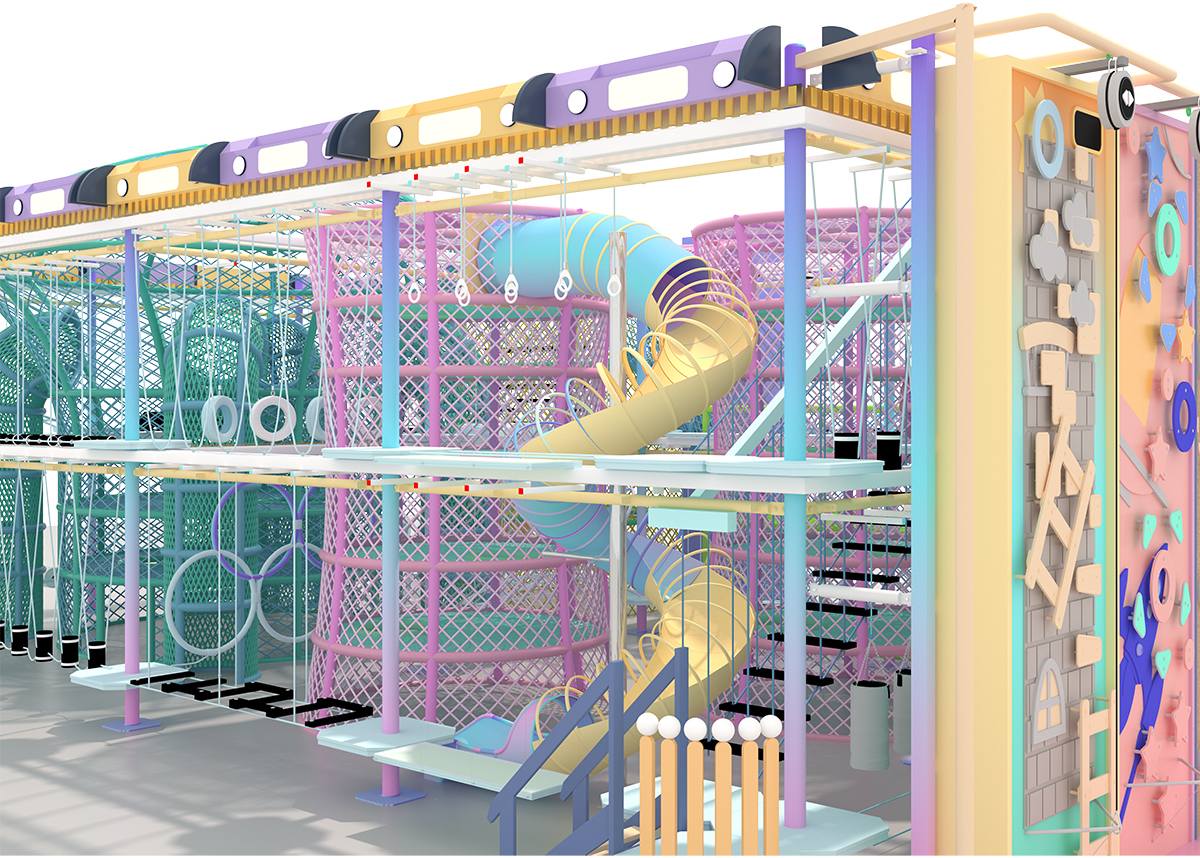 多巴胺色系高空拓展设备产品详情