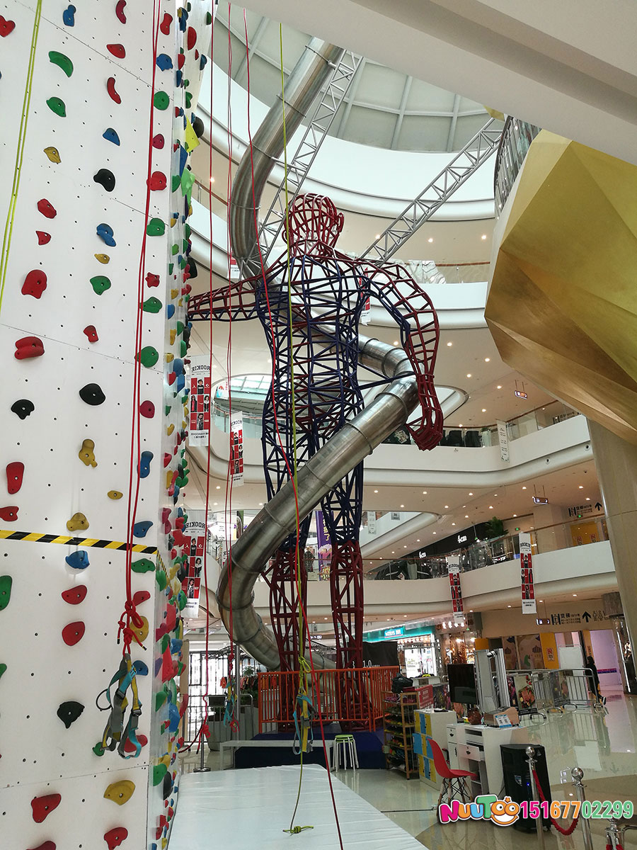 乐图非标游乐+不锈钢滑梯+台州银泰购物-(111)