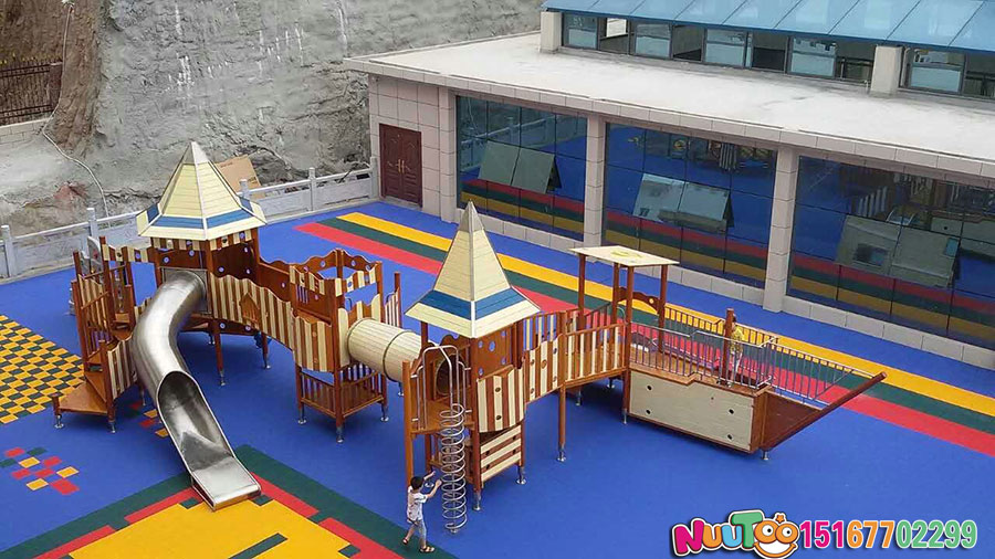 乐图非标游乐+原木滑梯+组合滑梯+儿童乐园-(2)