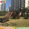 乐图非标游乐大型户外不锈钢小丑滑梯