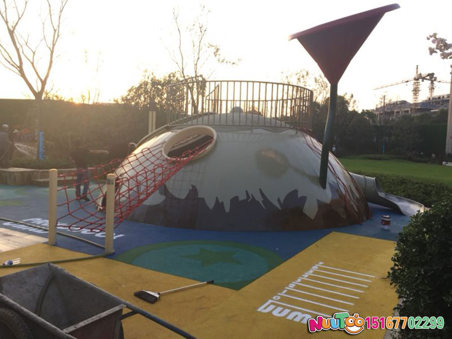 小王子乐园+非标游乐+星球组合滑梯+不锈钢滑滑梯 (3)