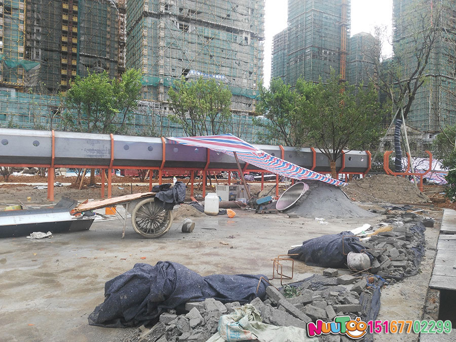 非标游乐+走廊组合滑梯+小区园林游乐+滑滑梯 (3)