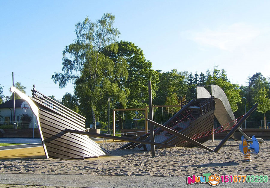 海盗船游乐+海盗船游乐设备+海盗船游乐园+海盗船组合滑梯-(1)